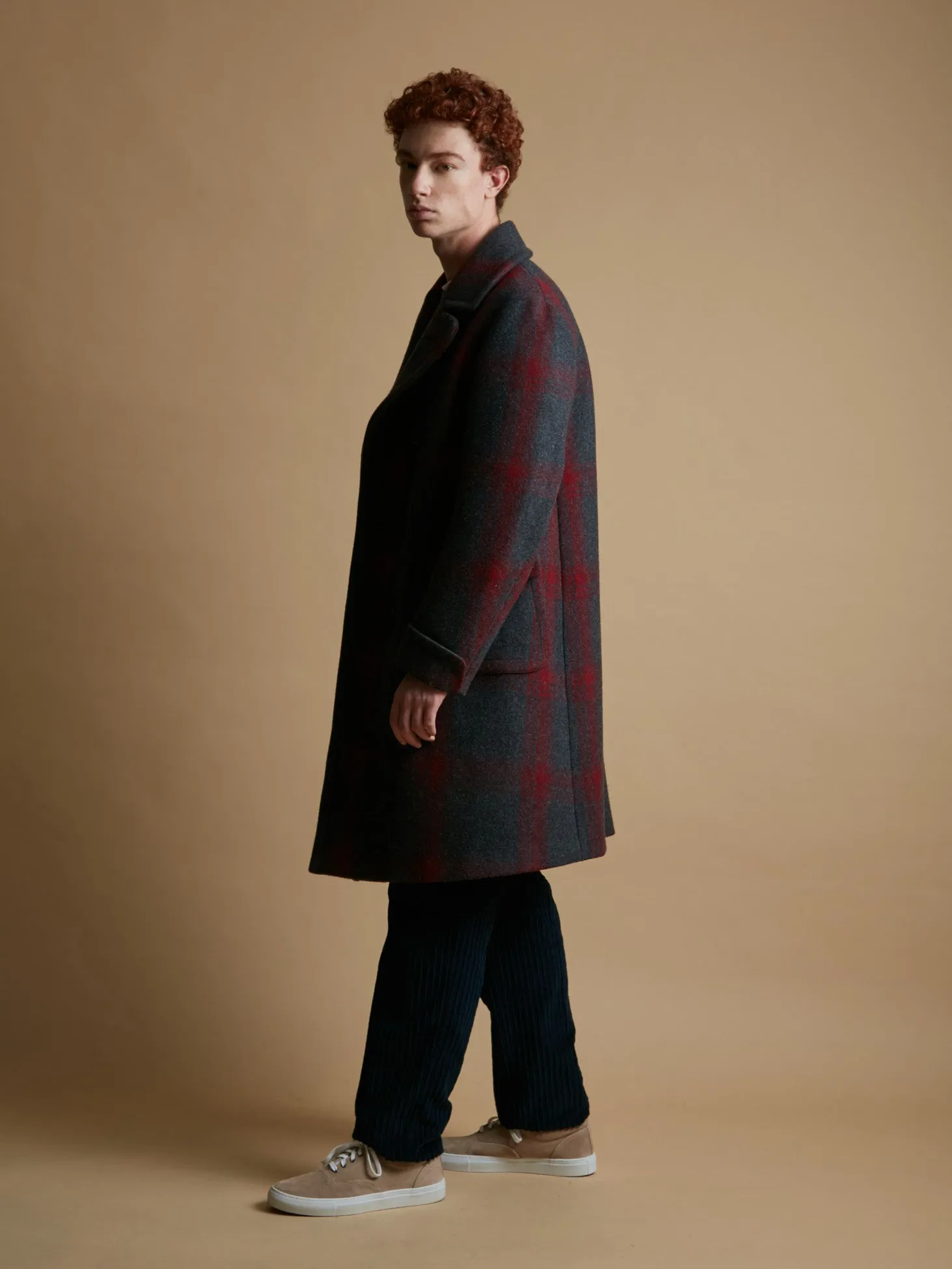 AANCHORAGE CHECKED COAT