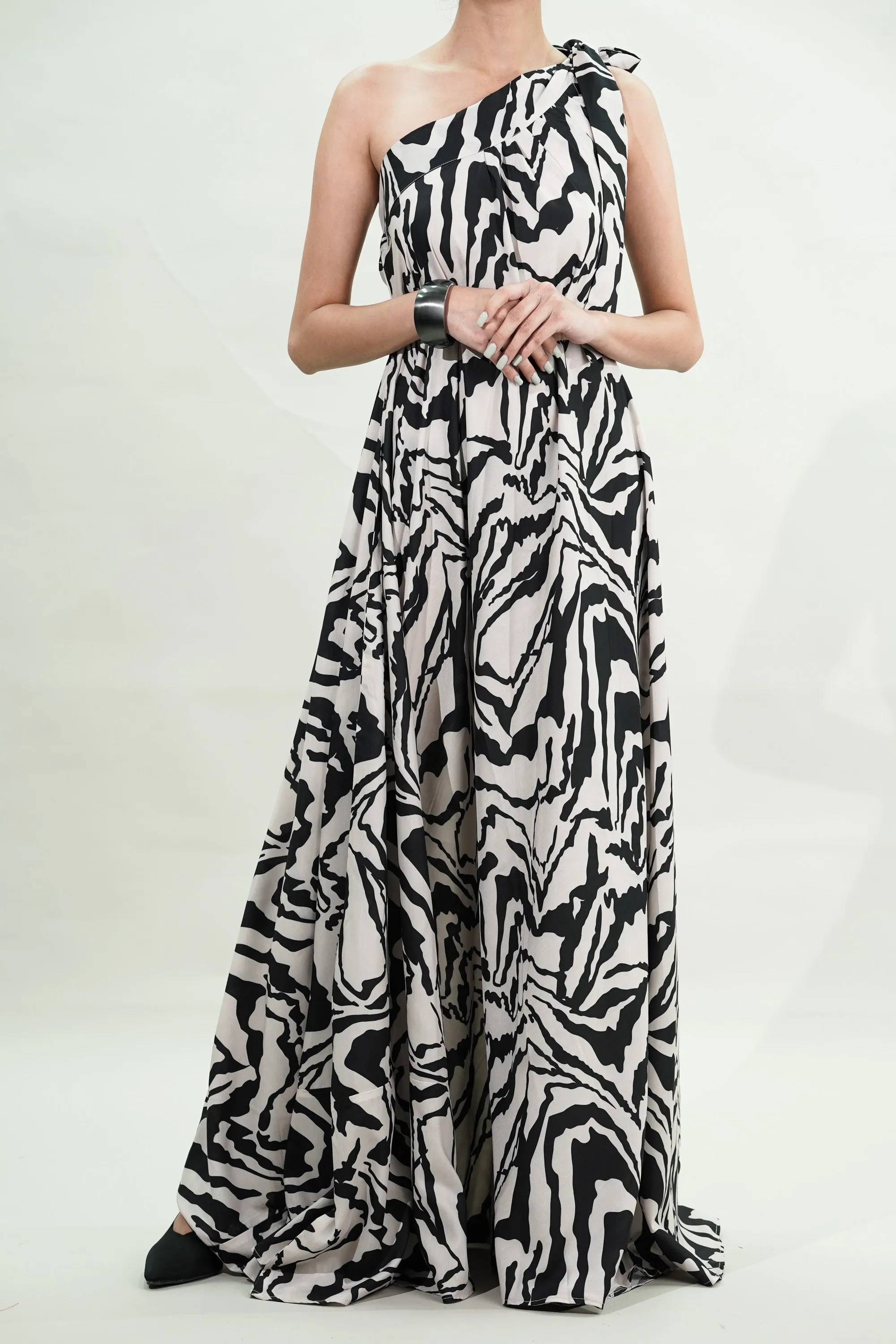 Achromatic Muse Maxi Dress