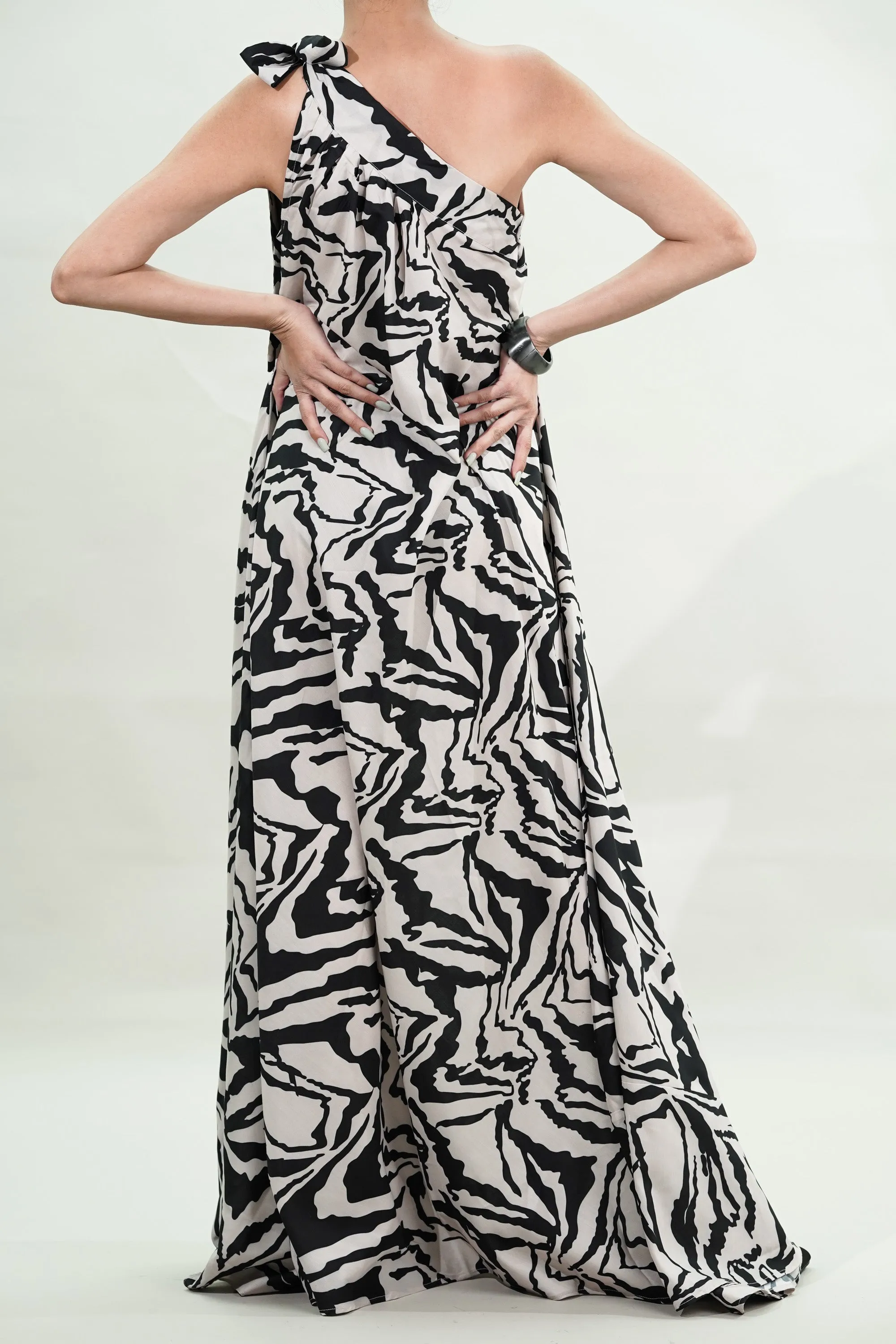 Achromatic Muse Maxi Dress