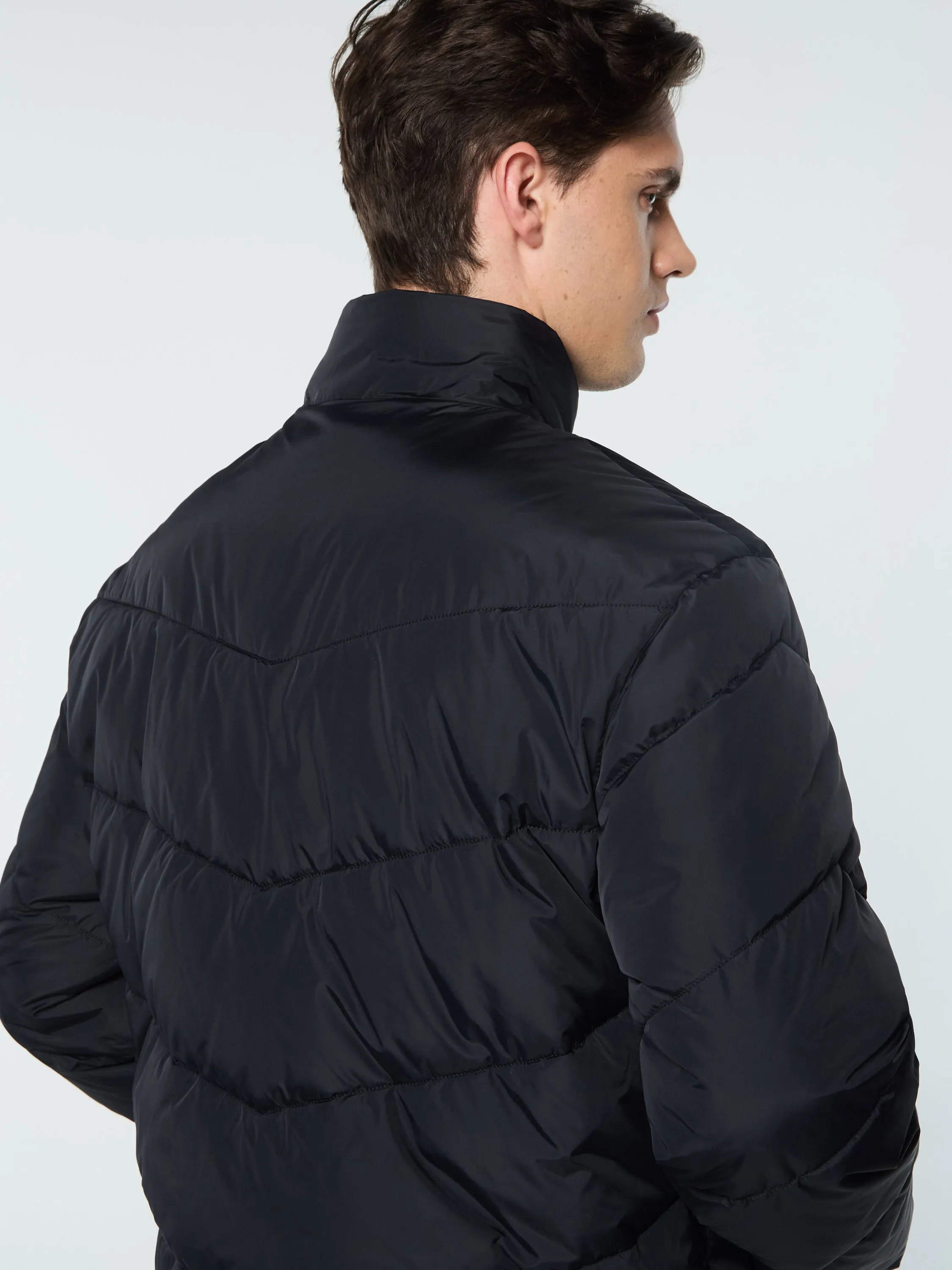 Alezio Puffer Jacket- Black Beauty