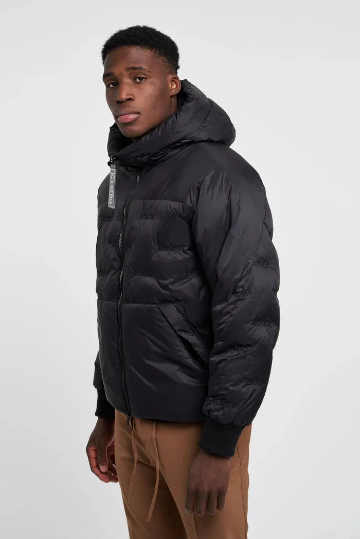 All Over Logo Puffer Jacket (Black) - I23J02064019000