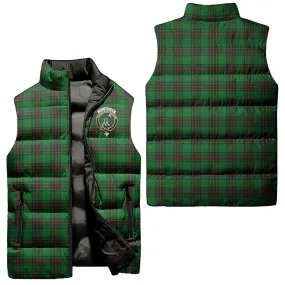 Anstruther Tartan Sleeveless Puffer Jacket with Family Crest