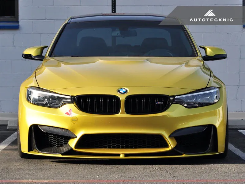 Autotecknic Bumper Trim Set BMW M4 F82 / F83 (15-17) Dry Carbon Fiber