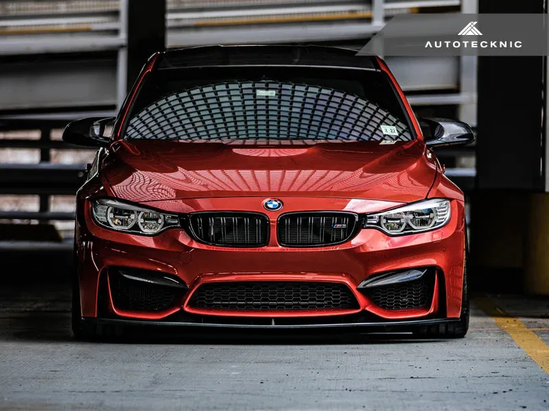 Autotecknic Bumper Trim Set BMW M4 F82 / F83 (15-17) Dry Carbon Fiber