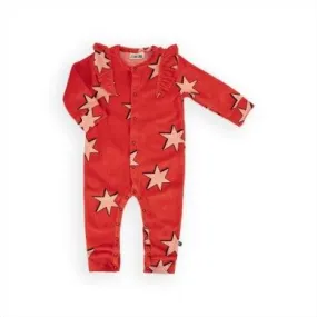 Baby Girl Rompers and Jumpsuits | Velvet Red Stars | Carlijnq