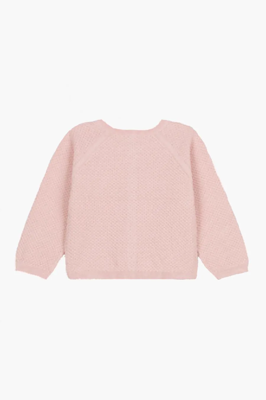 Baby Girl Sweater Petit Bateau Cardigan - Light Pink