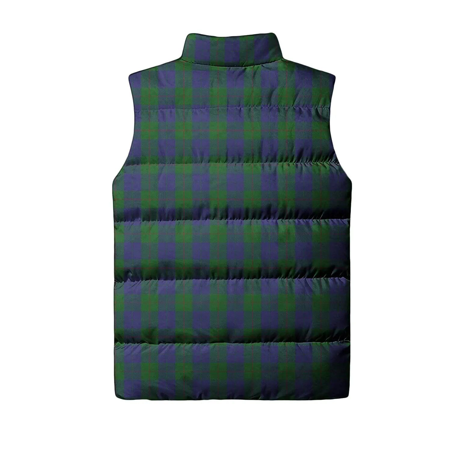 Barclay Tartan Sleeveless Puffer Jacket with Family Crest