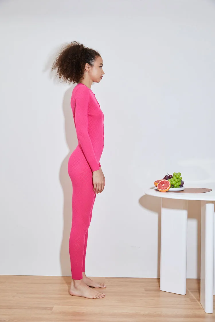 BASIL hydraKNIT JUMPSUIT rose