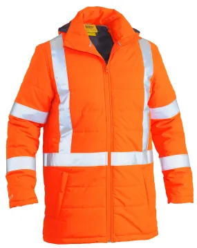 BJ6379XT Bisley TTMC-W Taped Hi Vis Puffer Jacket