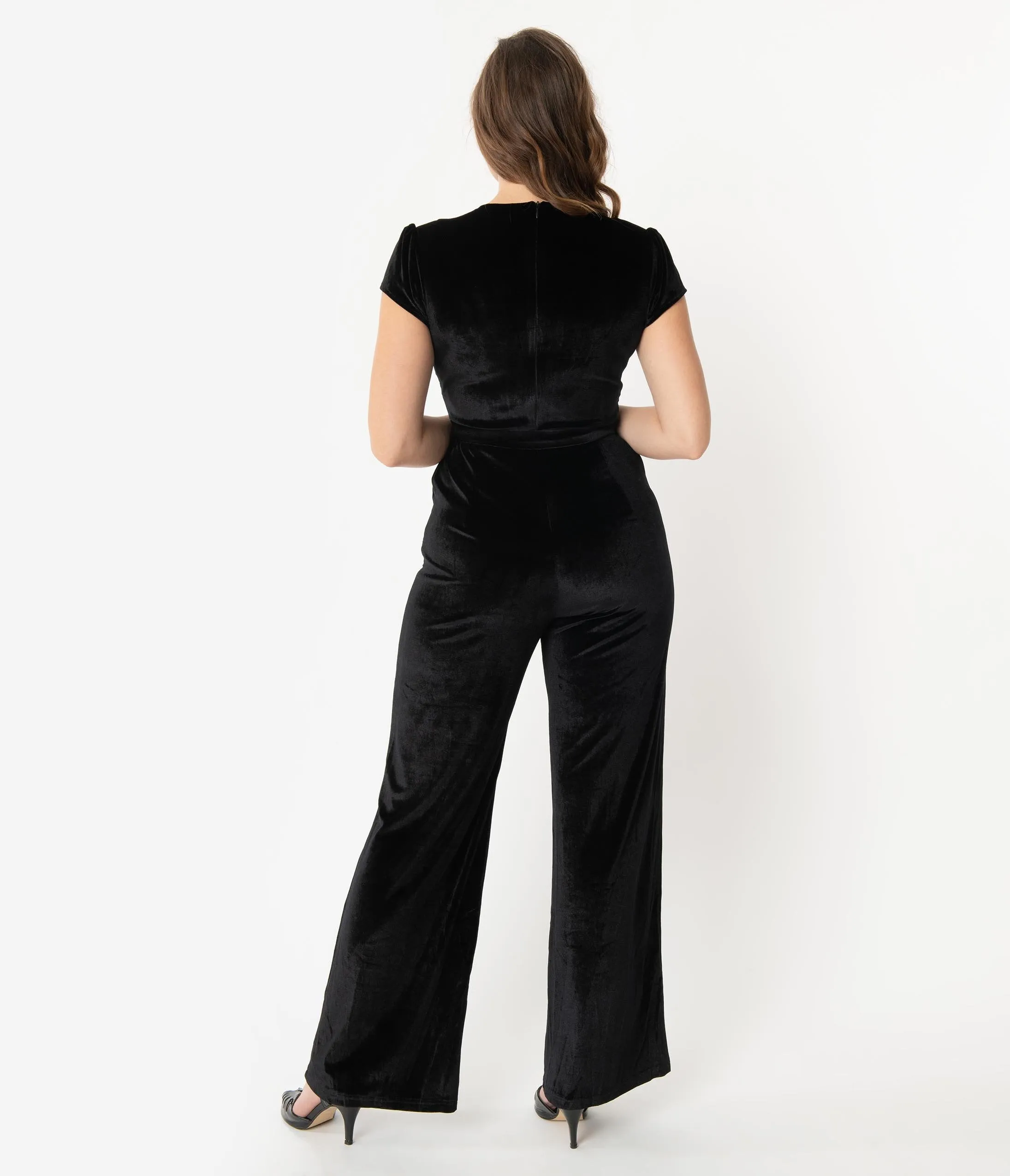 Black Velvet Jitterbug Jumpsuit