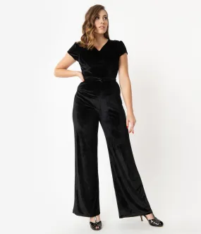 Black Velvet Jitterbug Jumpsuit