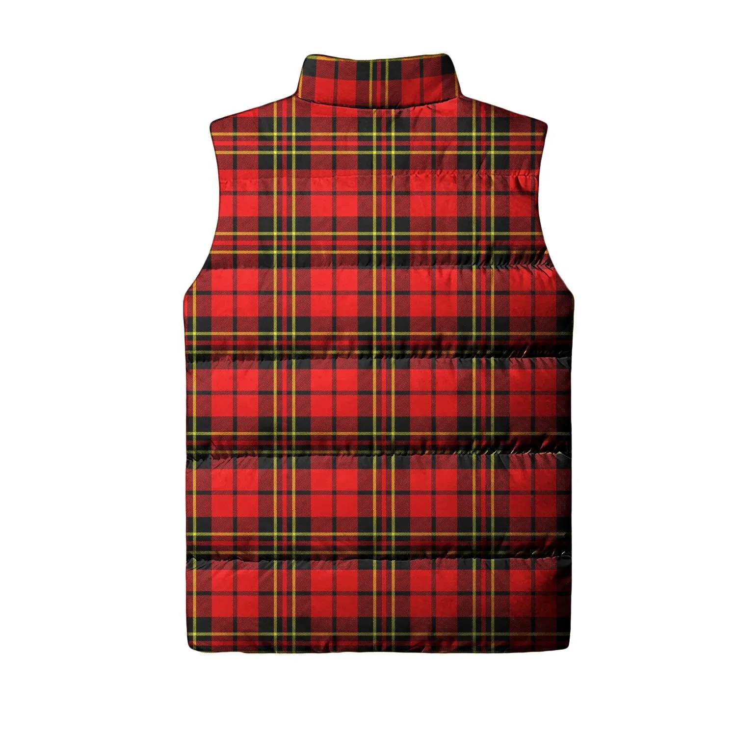 Brodie Modern Tartan Sleeveless Puffer Jacket with Family Crest