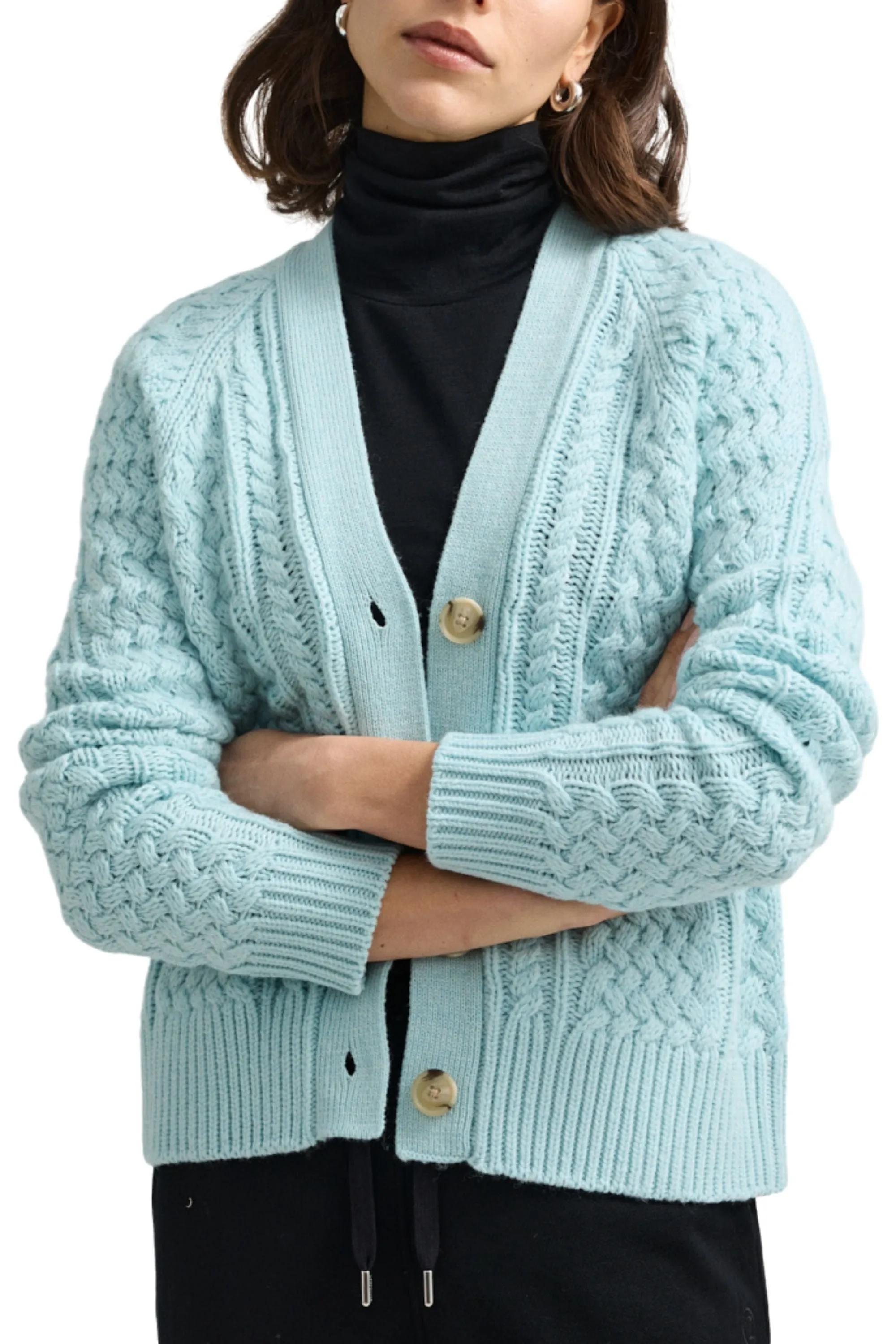 CABLE CARDIGAN - 5223