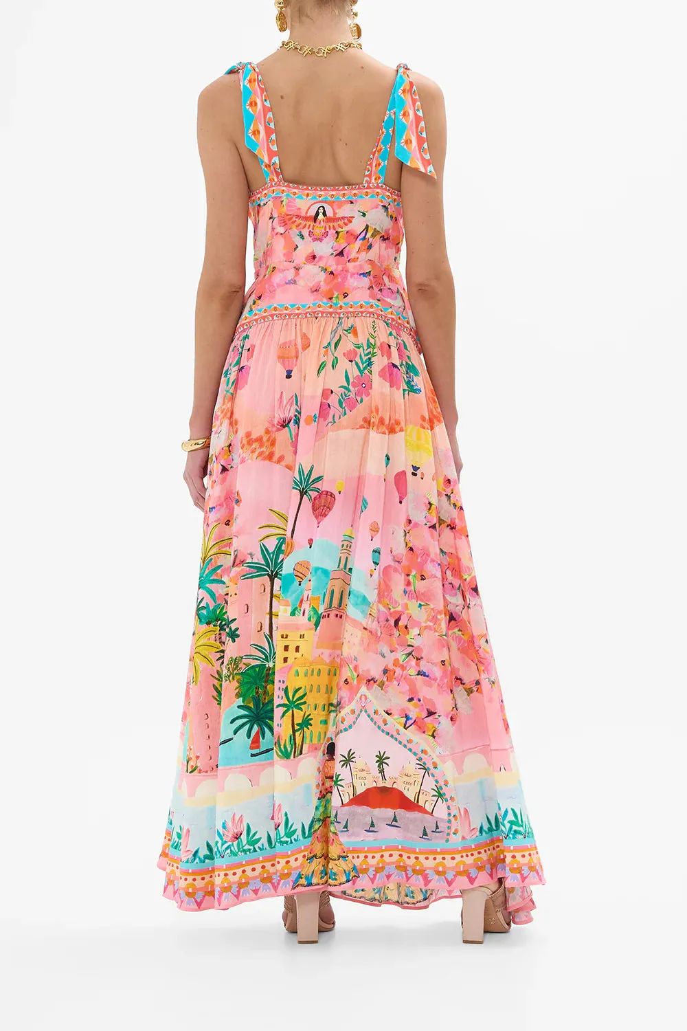 CAMILLA | Sister Sunset Tie Shoulder Dress