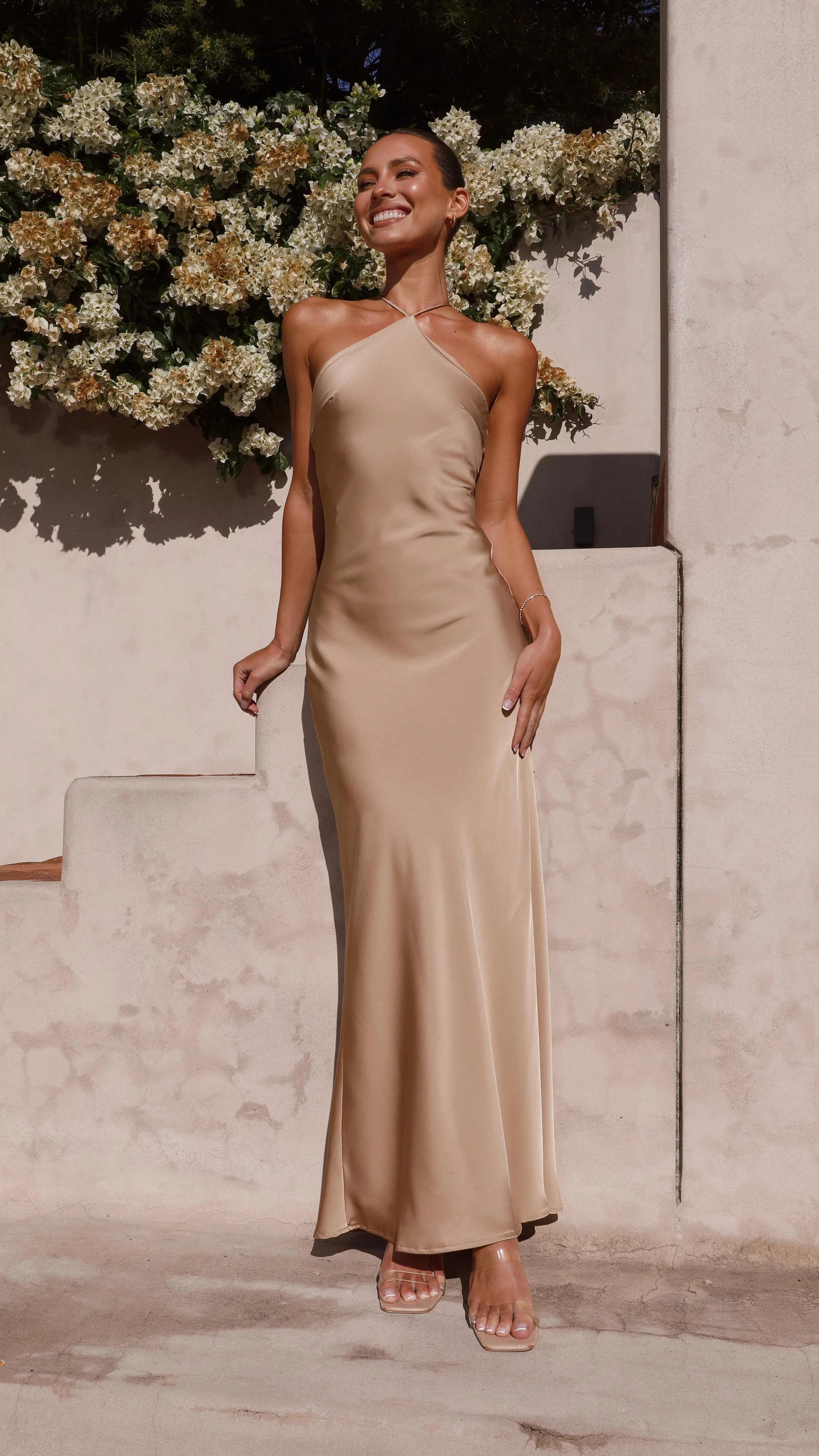 Chiara Maxi Dress - Latte