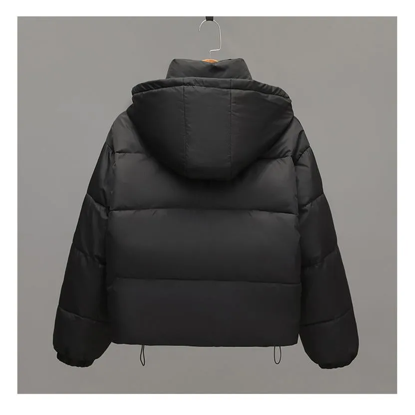 Cropped Water-Resistant Puffer Jacket