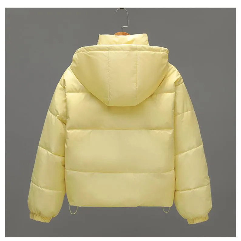 Cropped Water-Resistant Puffer Jacket