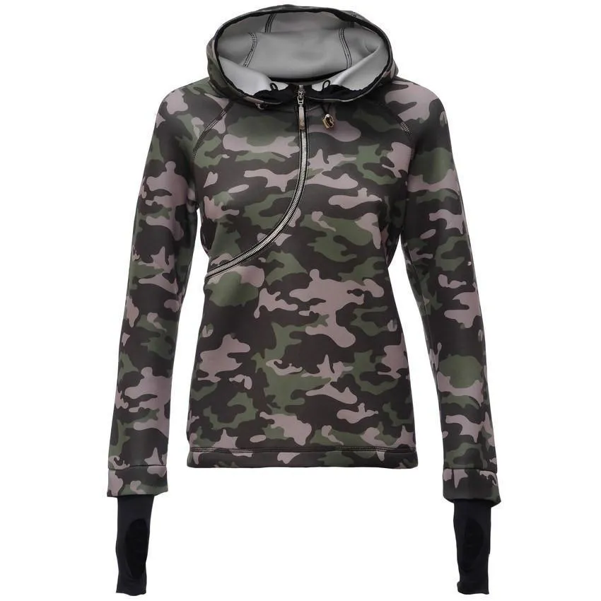 Curve Diwo Hoodie - Green Camo