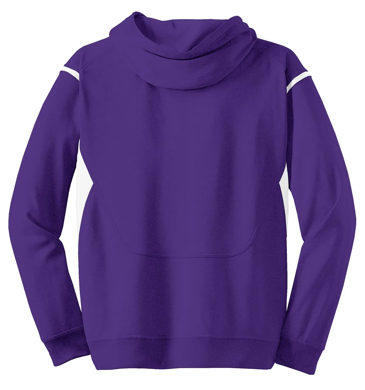 DISCONTINUED Sport-Tek Tall Tech Fleece Colorblock  Hooded Sweatshirt. TST246