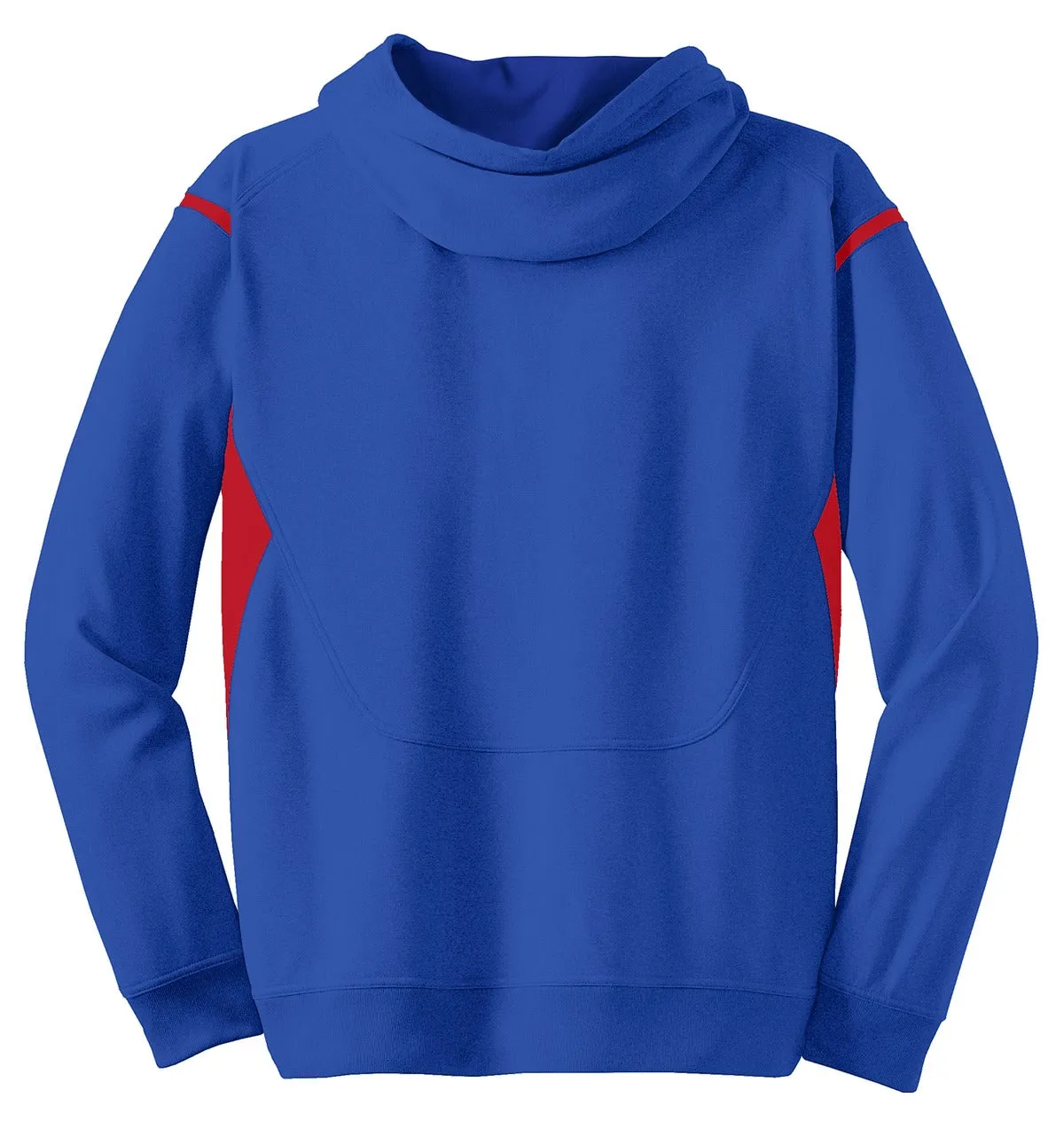 DISCONTINUED Sport-Tek Tall Tech Fleece Colorblock  Hooded Sweatshirt. TST246