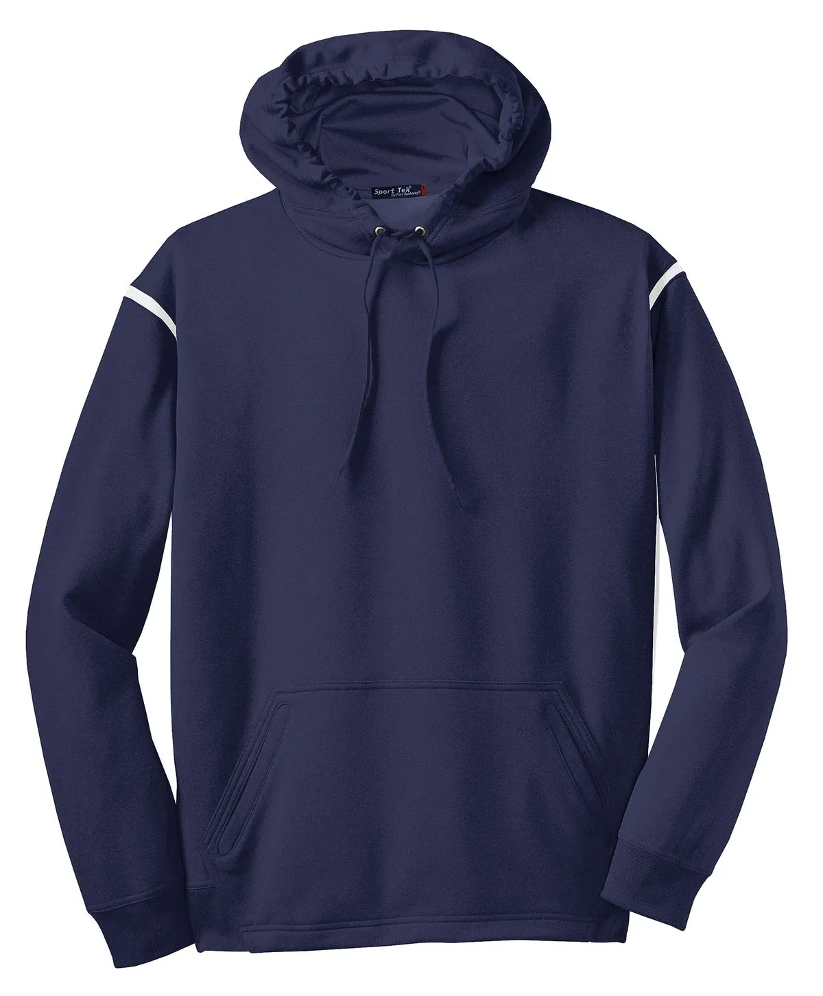 DISCONTINUED Sport-Tek Tall Tech Fleece Colorblock  Hooded Sweatshirt. TST246