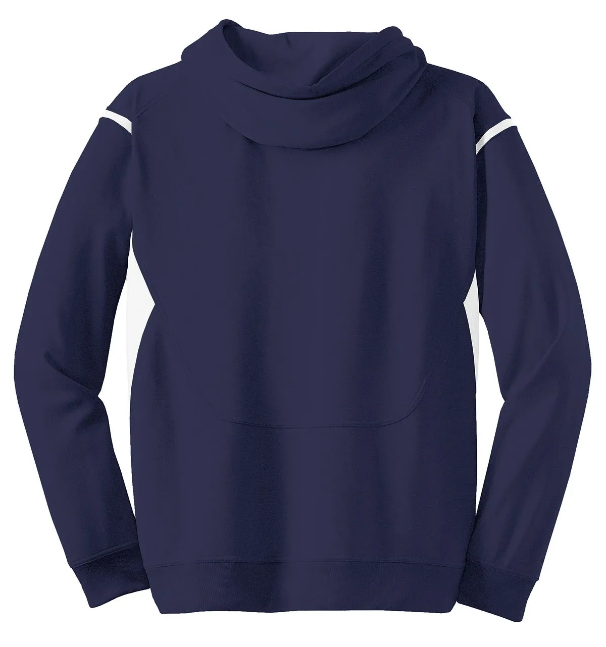 DISCONTINUED Sport-Tek Tall Tech Fleece Colorblock  Hooded Sweatshirt. TST246