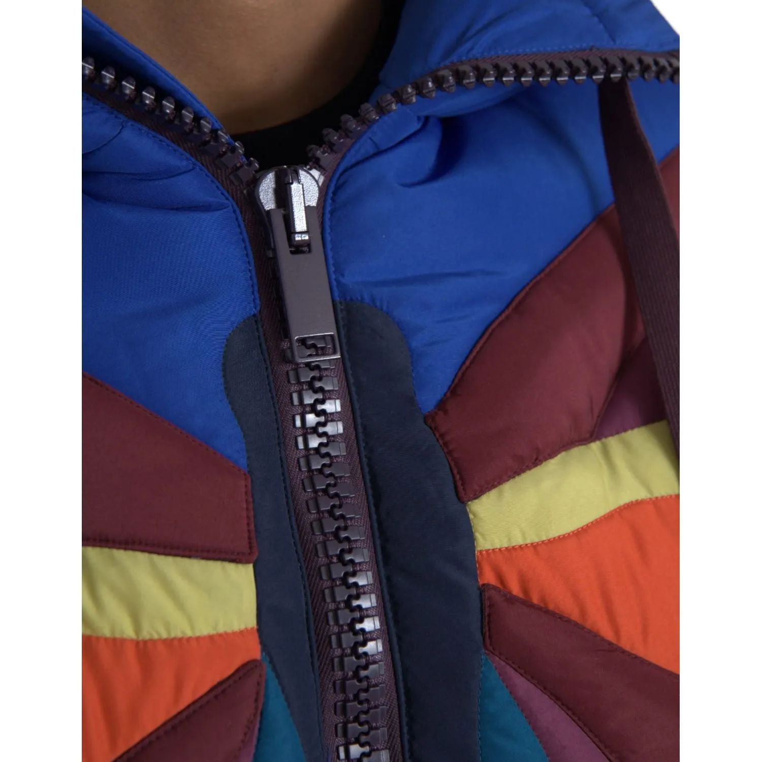 Dolce & Gabbana Multicolor Butterfly Hooded Puffer Jacket