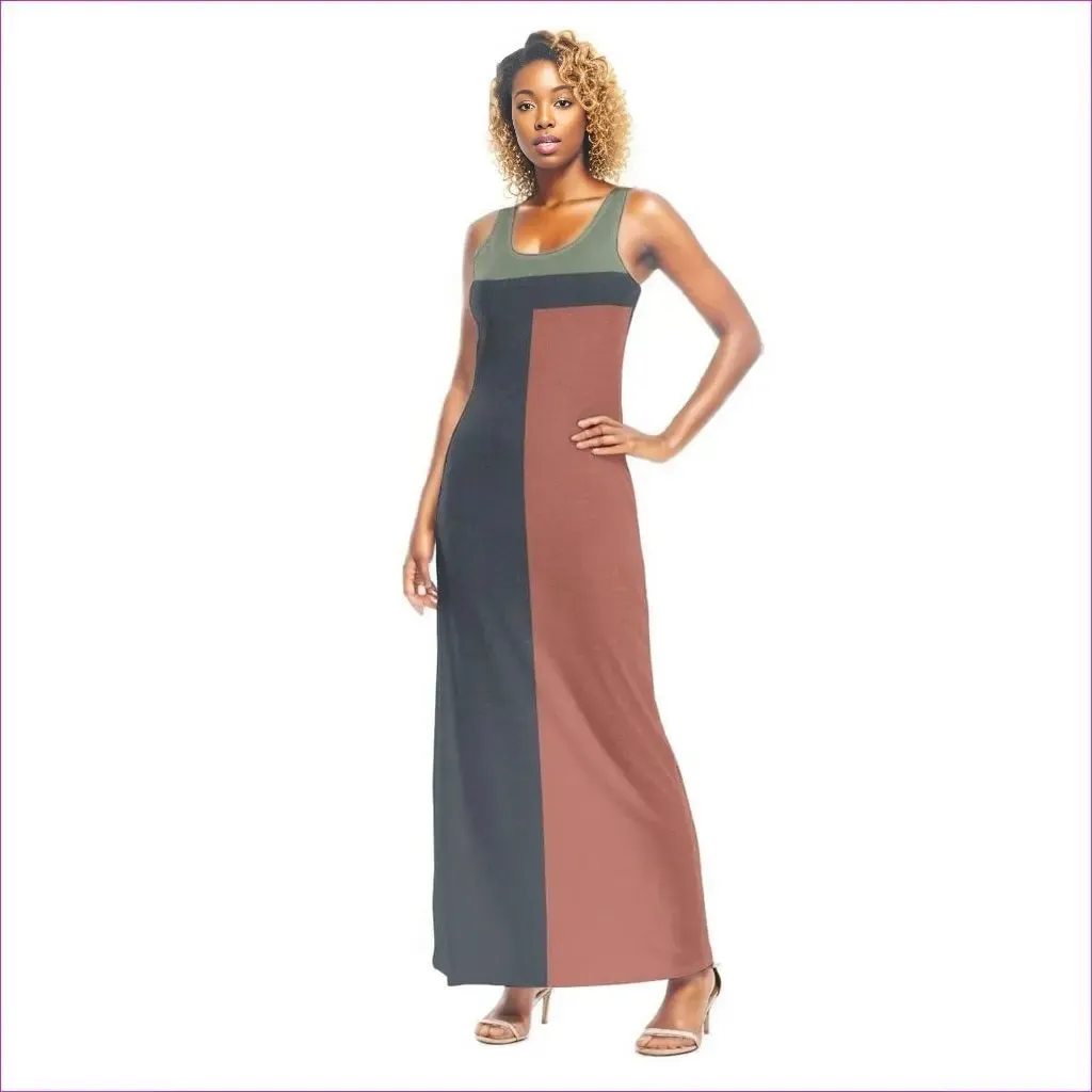 Eclectic Maxi Vest Dress for Women