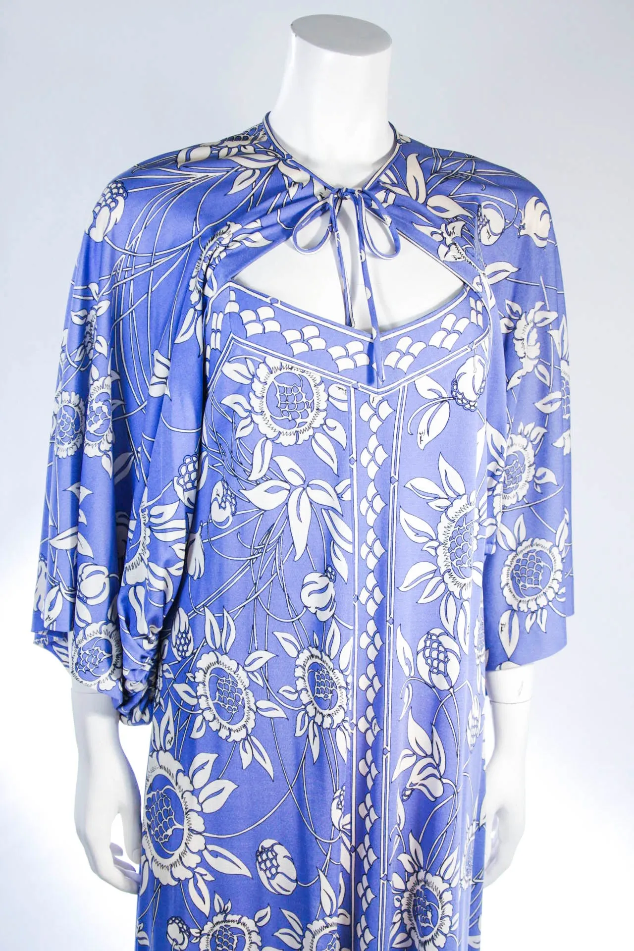 EMILIO PUCCI Periwinkle Blouse and Dress Ensemble Size 10