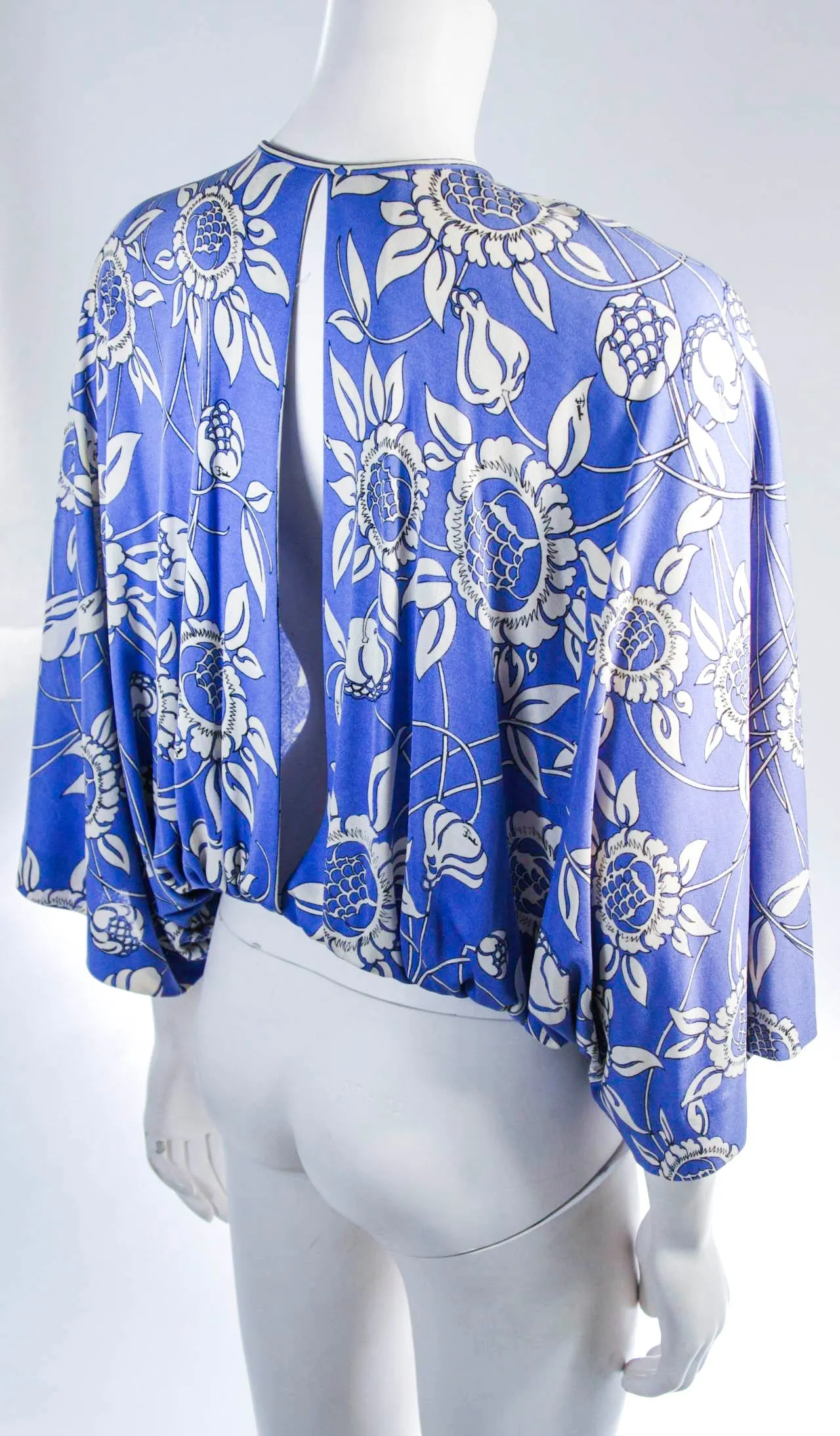 EMILIO PUCCI Periwinkle Blouse and Dress Ensemble Size 10