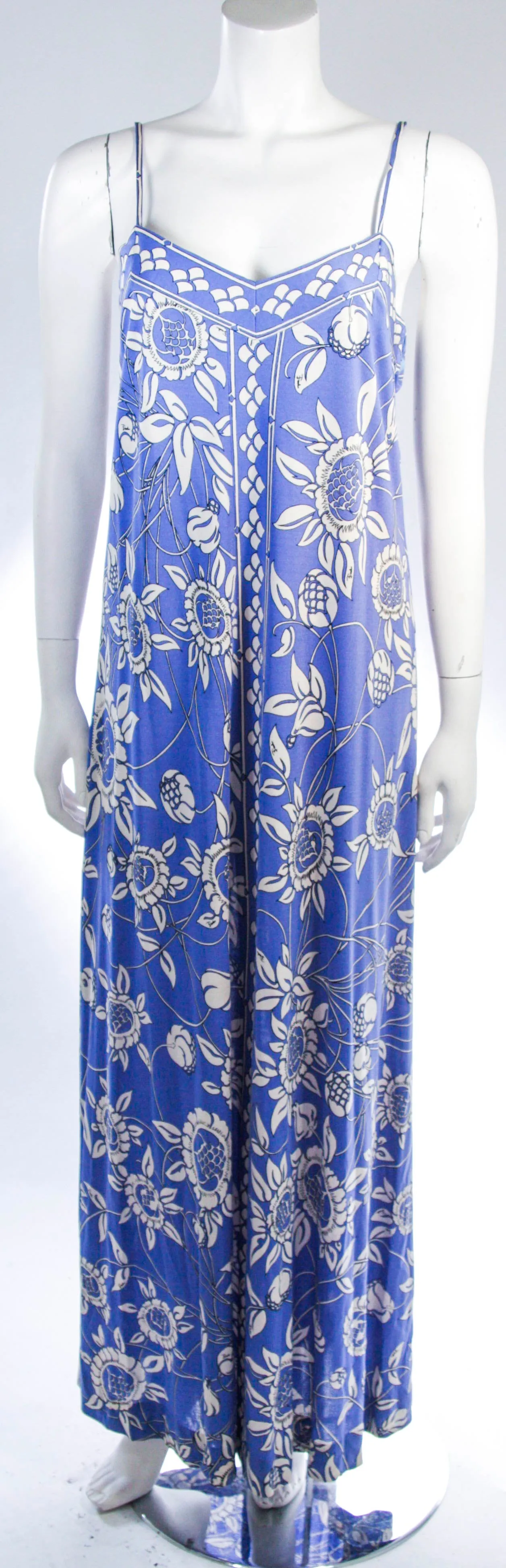 EMILIO PUCCI Periwinkle Blouse and Dress Ensemble Size 10