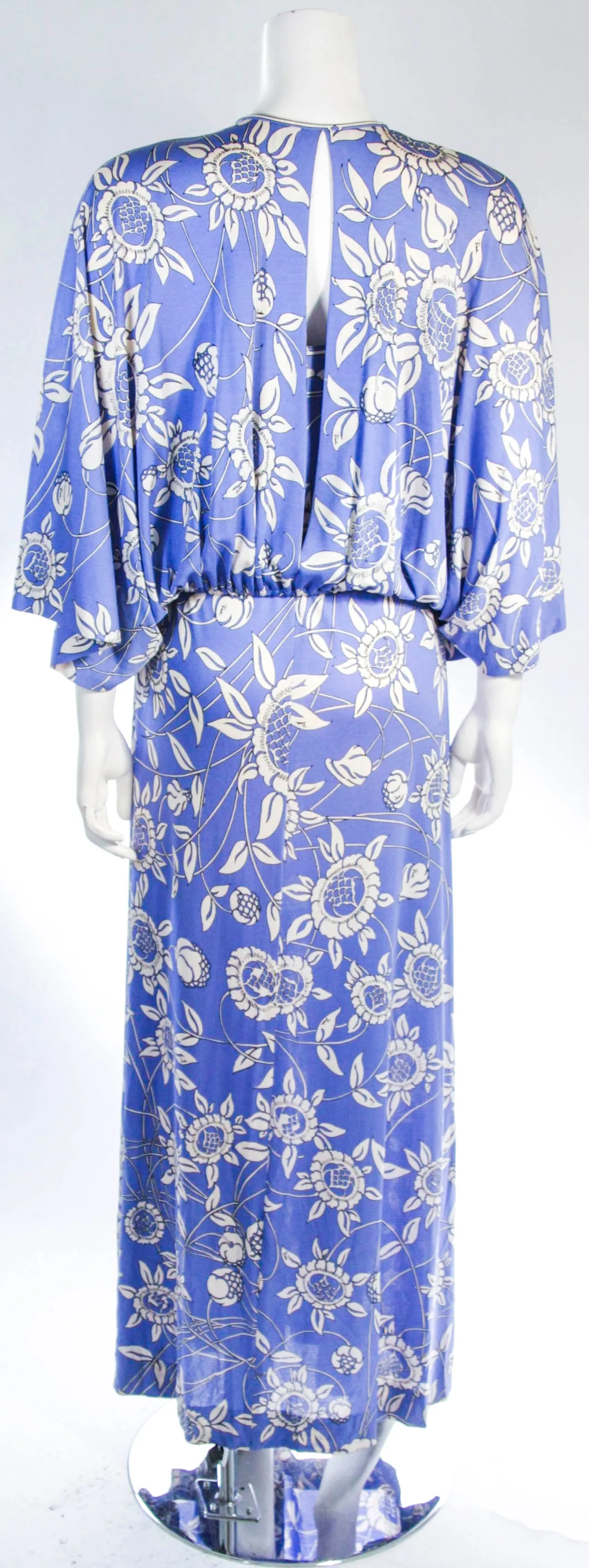 EMILIO PUCCI Periwinkle Blouse and Dress Ensemble Size 10