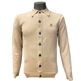 Gabicci Beige Button through Cardigan.