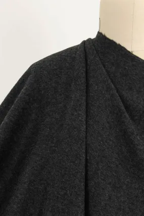 Gray Cashmere Wool Blend Woven