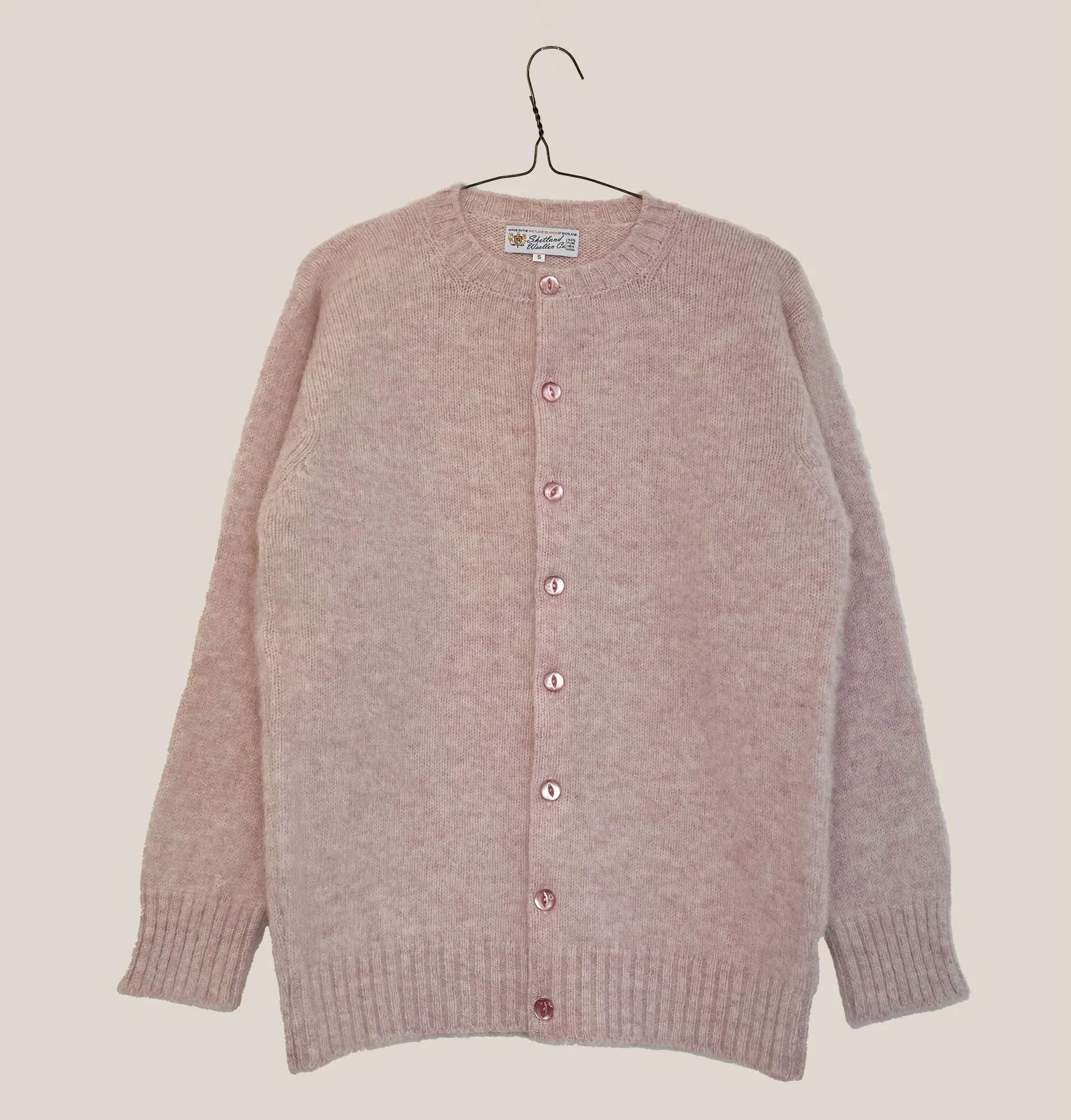 Haerie Brushed High Button Cardigan