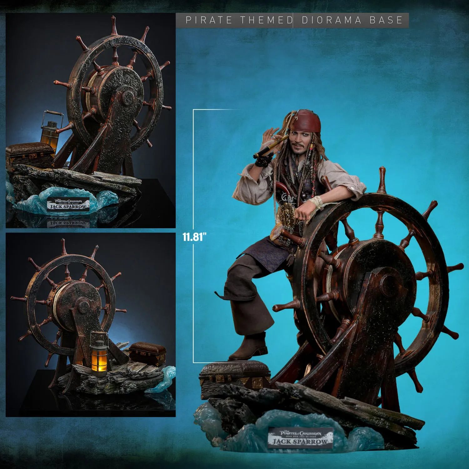 HOT TOYS PIRATES OF THE CARRIBEAN JACK SPARROW ARTISAN EDITION (DELUXE VERSION) DX39AE