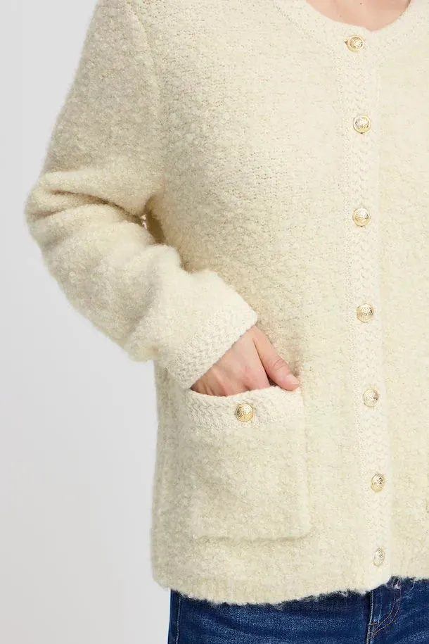 ICHI Valmai Birch Cardigan