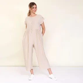 Julia Jumpsuit (Beige)