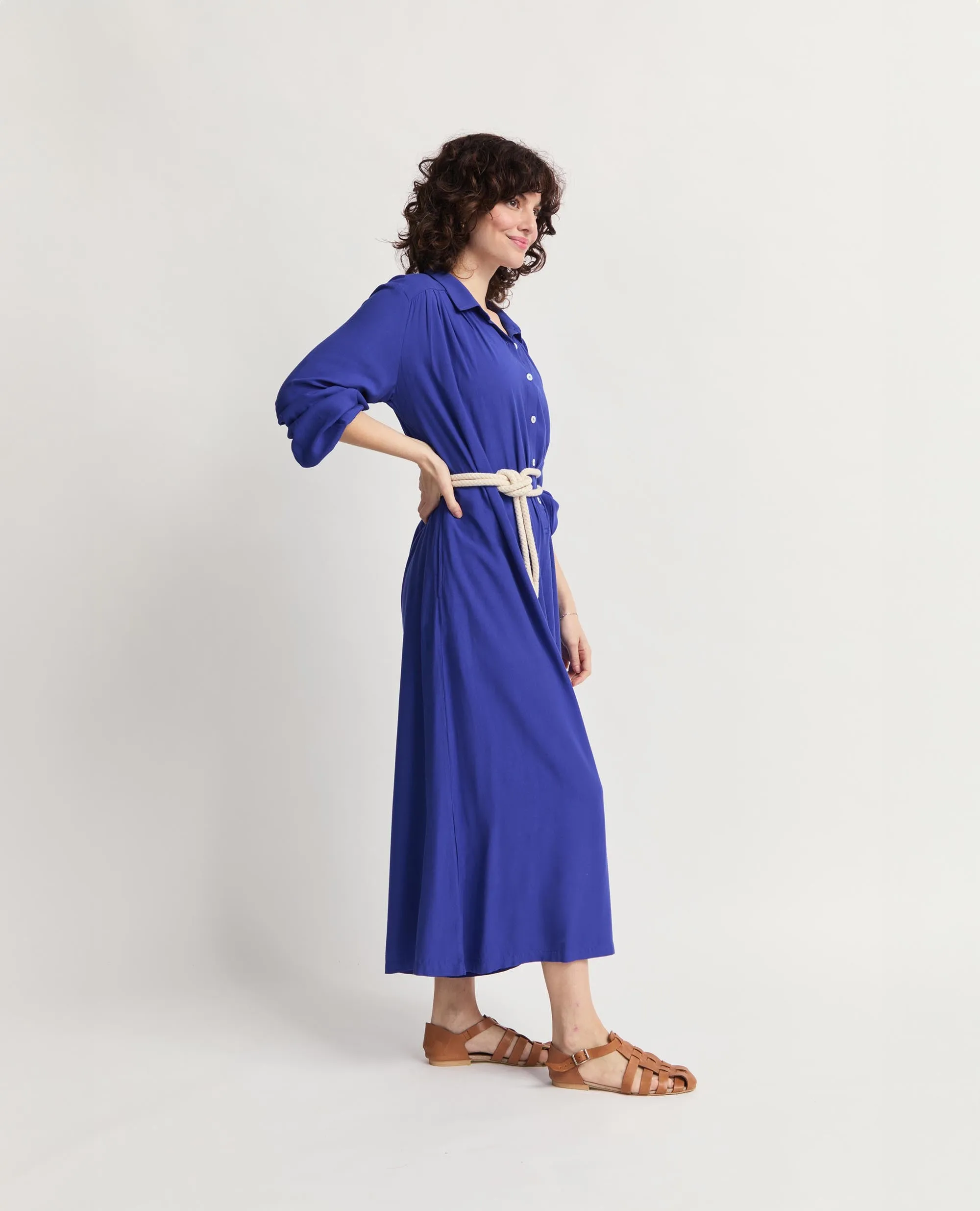 Libra | Oversized Button Up Jumpsuit