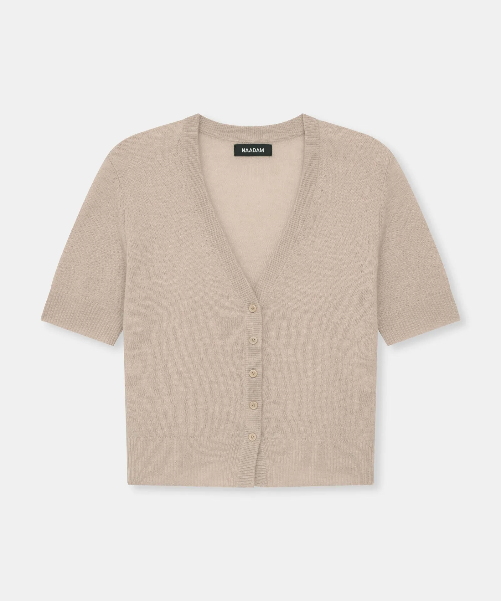 Lightweight Cashmere Short Sleeve Cardigan