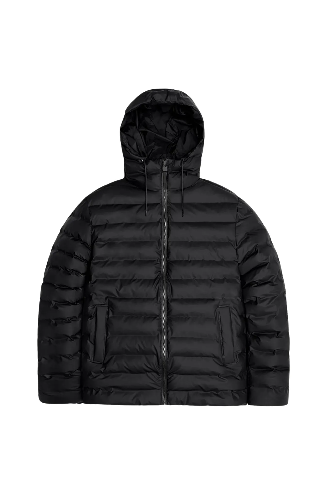 Lohja Black Short Puffer Jacket