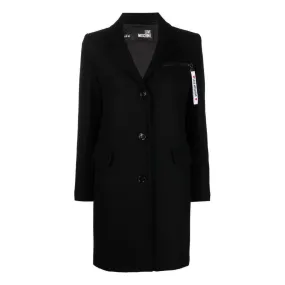 Love Moschino Black Wool Jackets & Coat