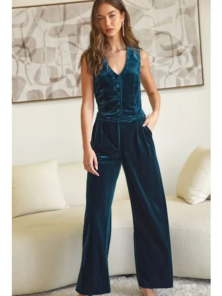 Marina Velvet Jumpsuit