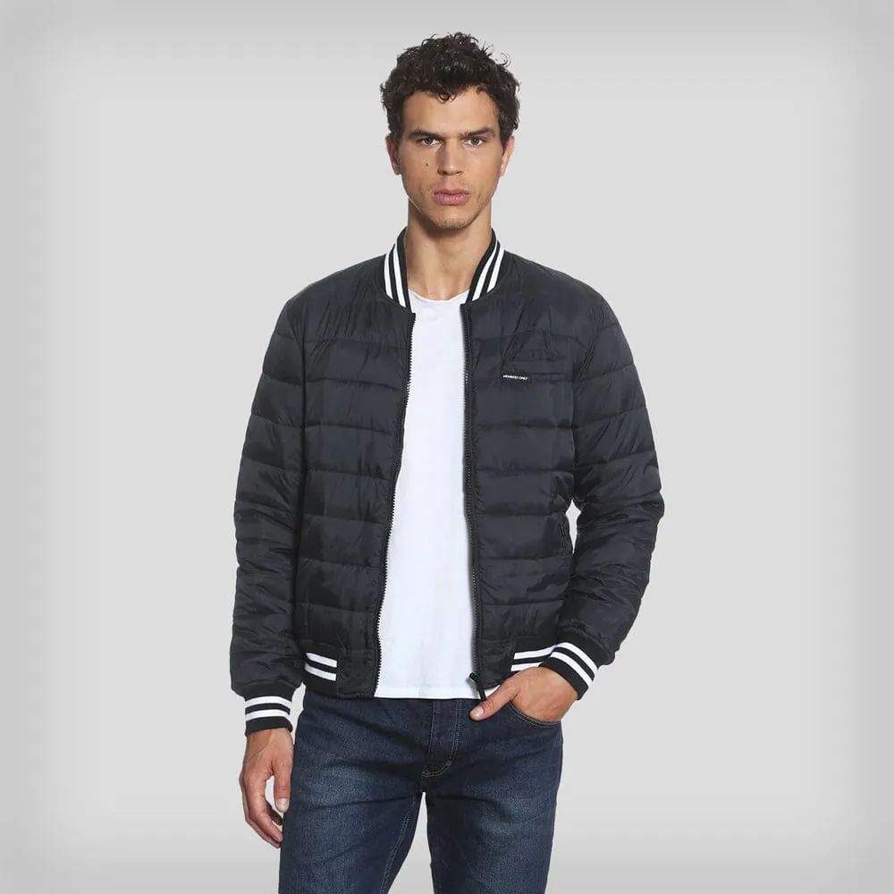 Members Only Men's Varsity Puffer Jacket