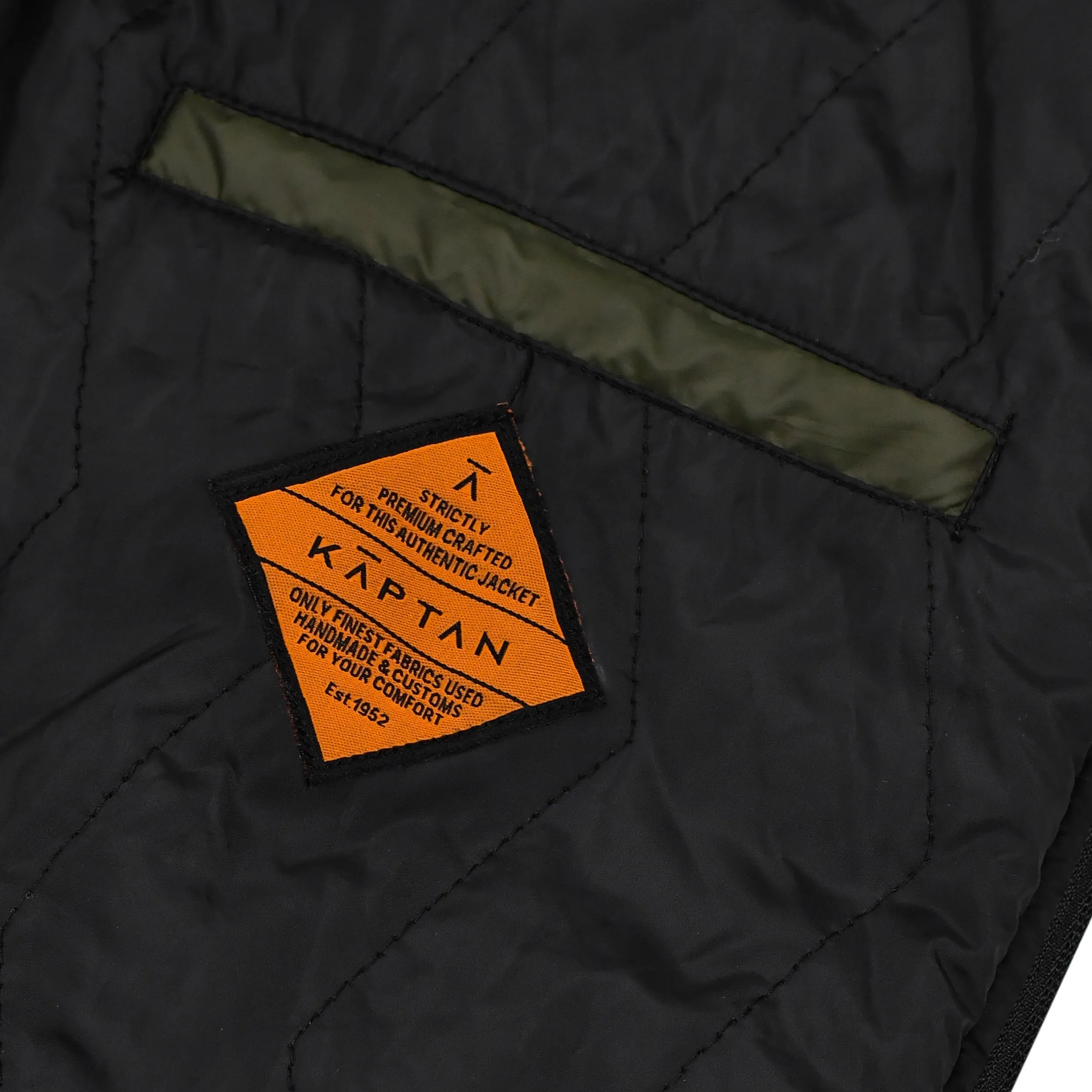 Mens Puffer Jacket Black | Kaptan