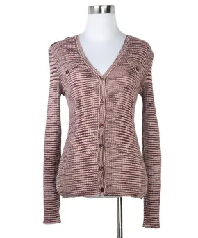 Missoni Pink & Brown Knit Cardigan sz 2