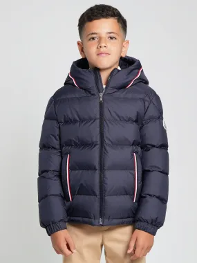 Moncler Enfant Boys Down Padded Merary Jacket in Navy