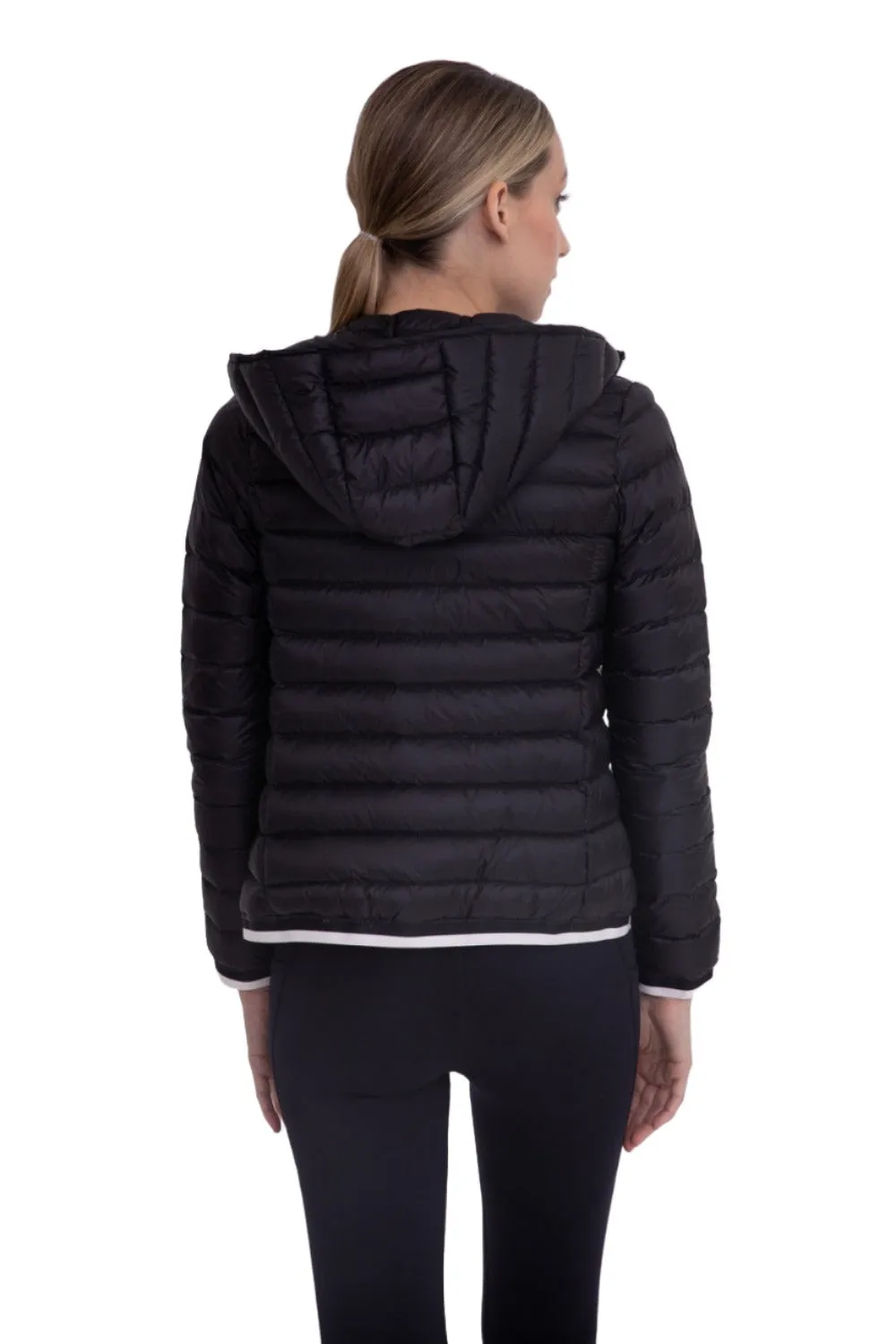 Mono B Padded Puffer Jacket with Hood SB041