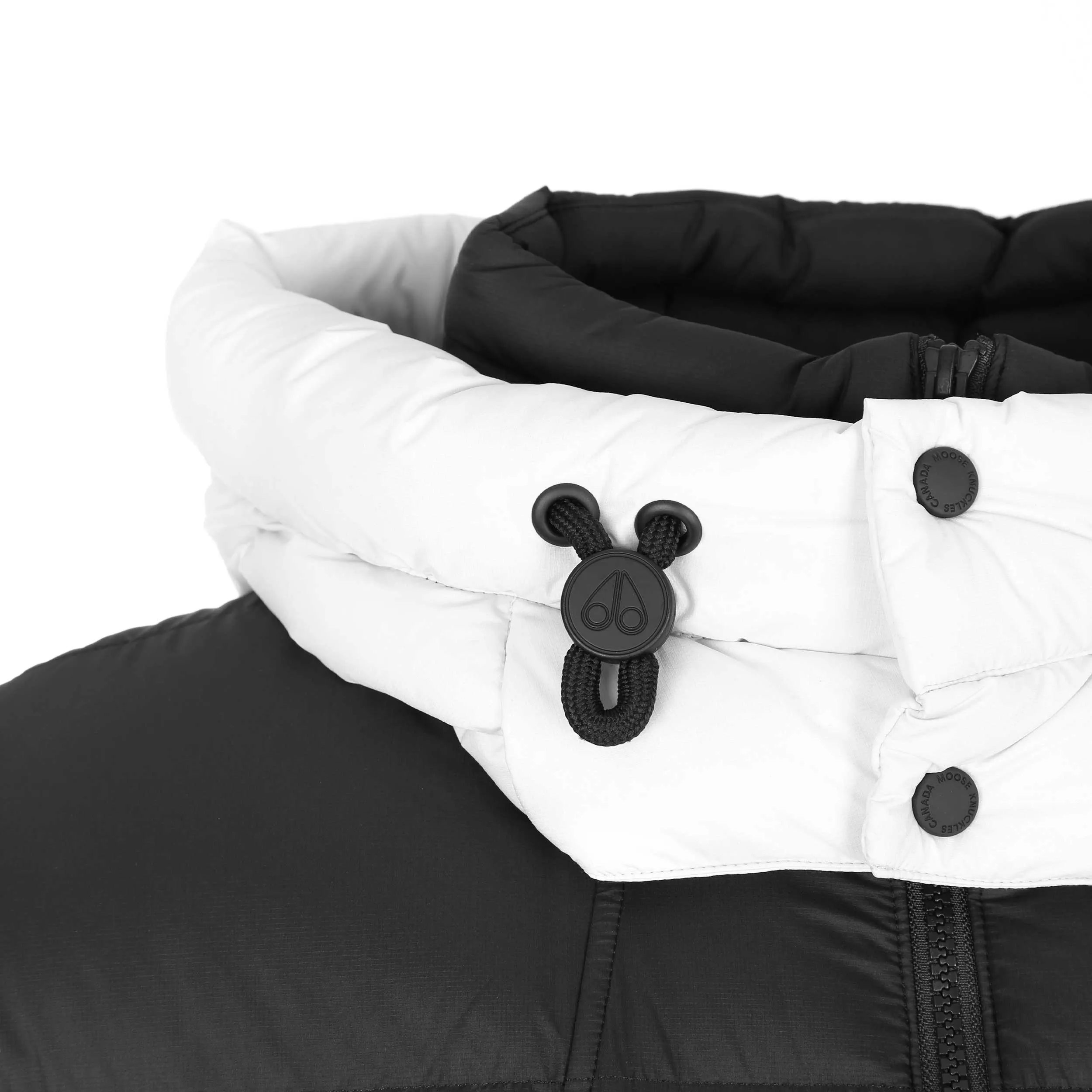 Moose Knuckles Bedstuy Jacket in Black & White