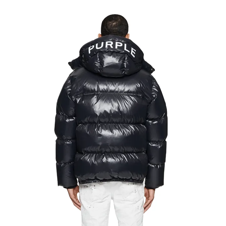 Nylon Down Puffer Jacket (Black) - PP611PBBP423